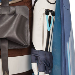 Overwatch OW Freya Tenue Bleue Cosplay Costume