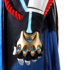 Overwatch Wuyang Ye Tenue Blanche et Bleue Cosplay Costume