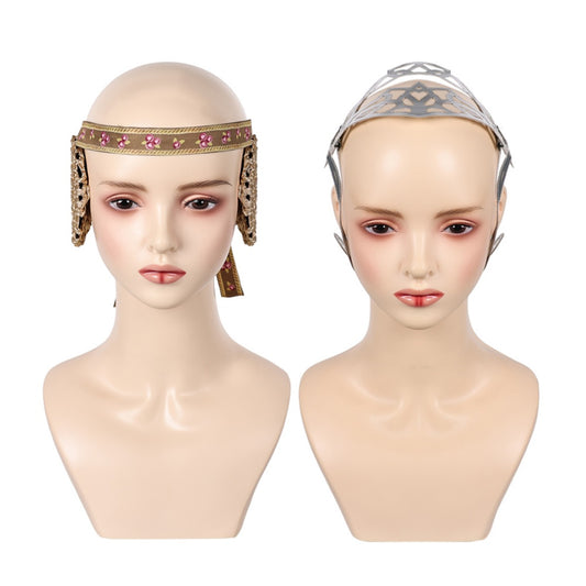 La Guerre des Étoiles Padme Amidala Naberrie Bandeau+Cache-oreilles Cosplay Accessoire