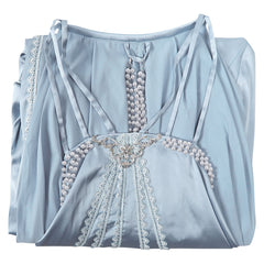 Padme Amidala Naberrie Pyjama Robe Bleue Cosplay Costume