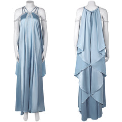 Padme Amidala Naberrie Pyjama Robe Bleue Cosplay Costume