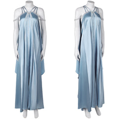 Padme Amidala Naberrie Pyjama Robe Bleue Cosplay Costume