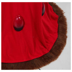 Padme Amidala Naberrie Throne Room Gown Robe Rouge Cosplay Costume