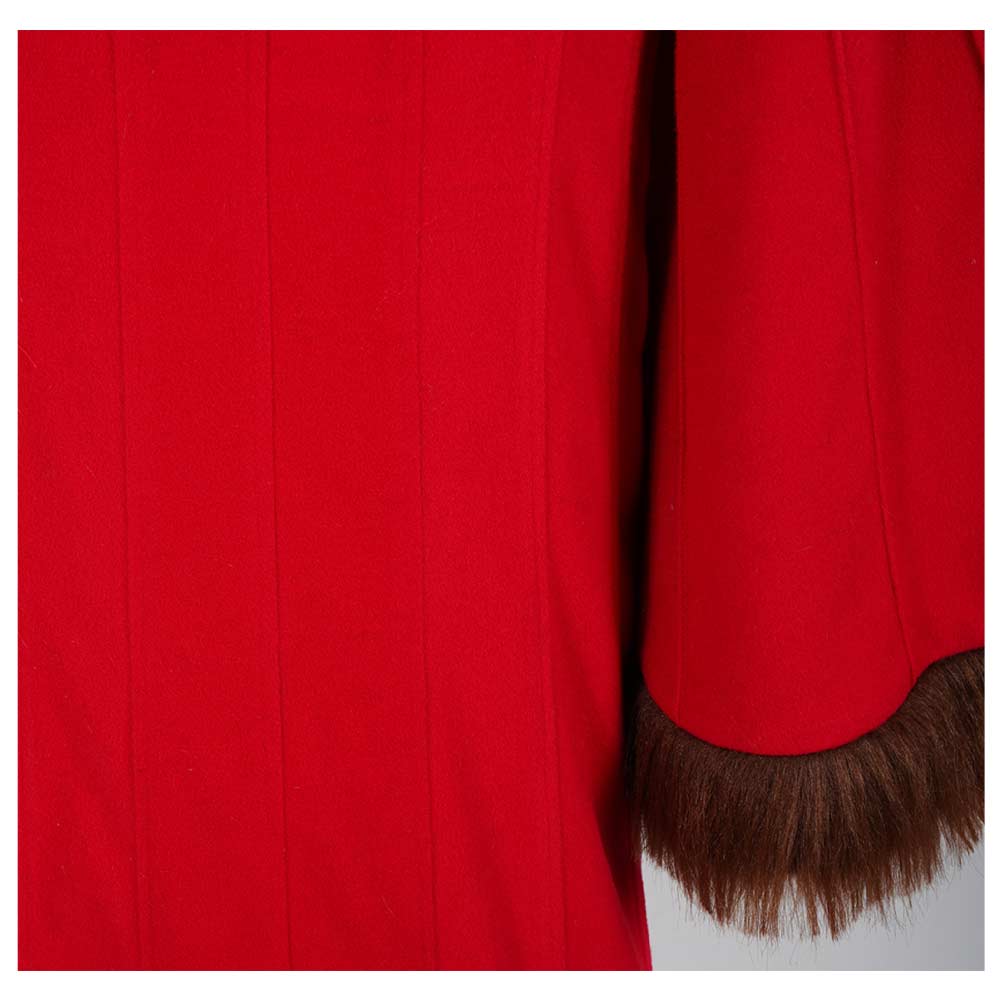 Padme Amidala Naberrie Throne Room Gown Robe Rouge Cosplay Costume