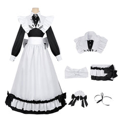 Playing Death Games to Put Food on the Table(2026) Yuuki Sorimachi Tenue de Soubrette Cosplay Costume