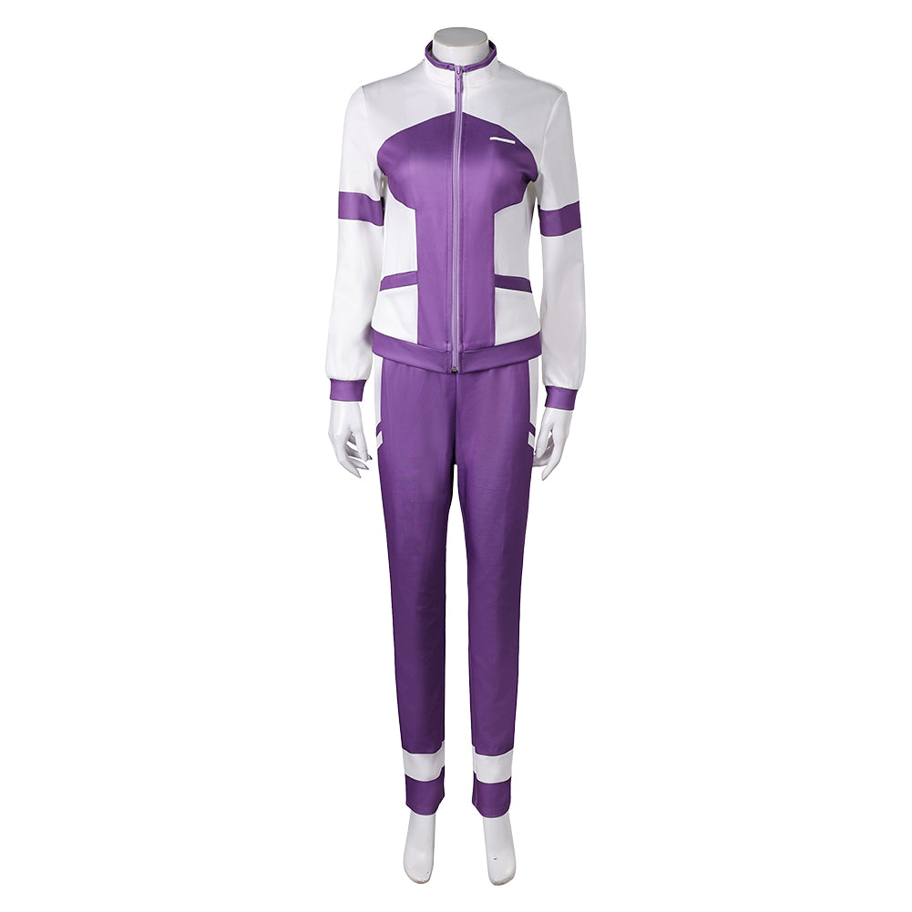 Pretty Derby(2025) Mejiro McQueen Tenue de Sport Violette Cosplay Costume