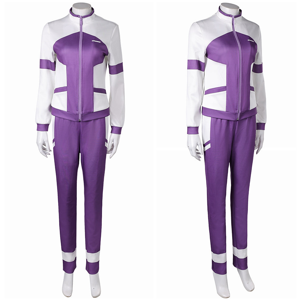 Pretty Derby(2025) Mejiro McQueen Tenue de Sport Violette Cosplay Costume