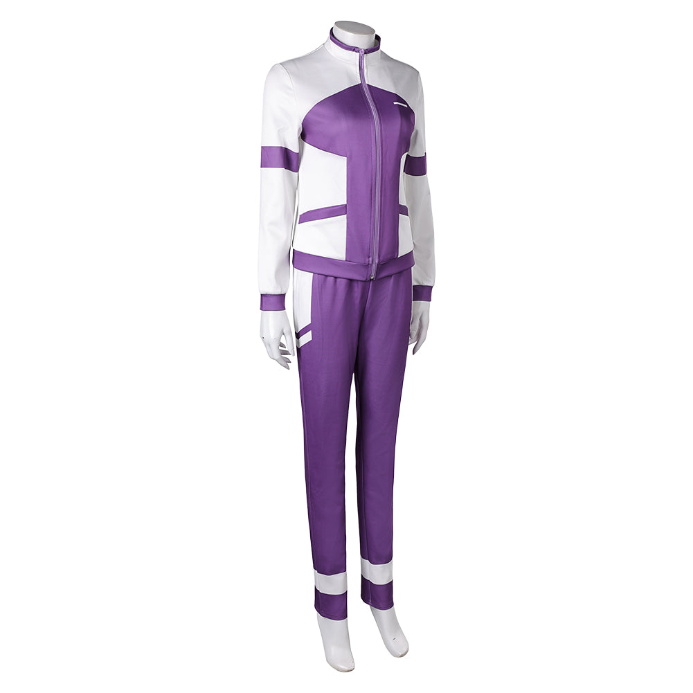 Pretty Derby(2025) Mejiro McQueen Tenue de Sport Violette Cosplay Costume