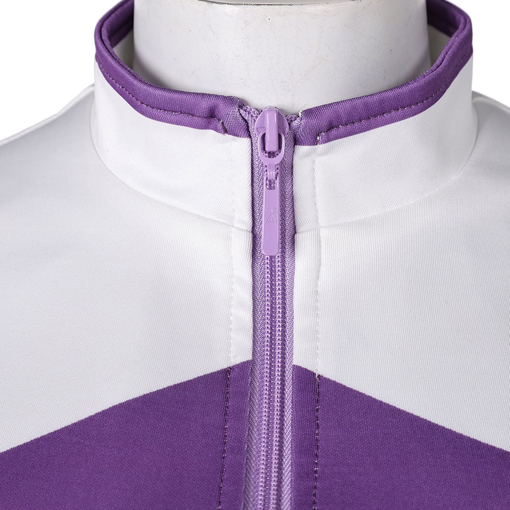 Pretty Derby(2025) Mejiro McQueen Tenue de Sport Violette Cosplay Costume