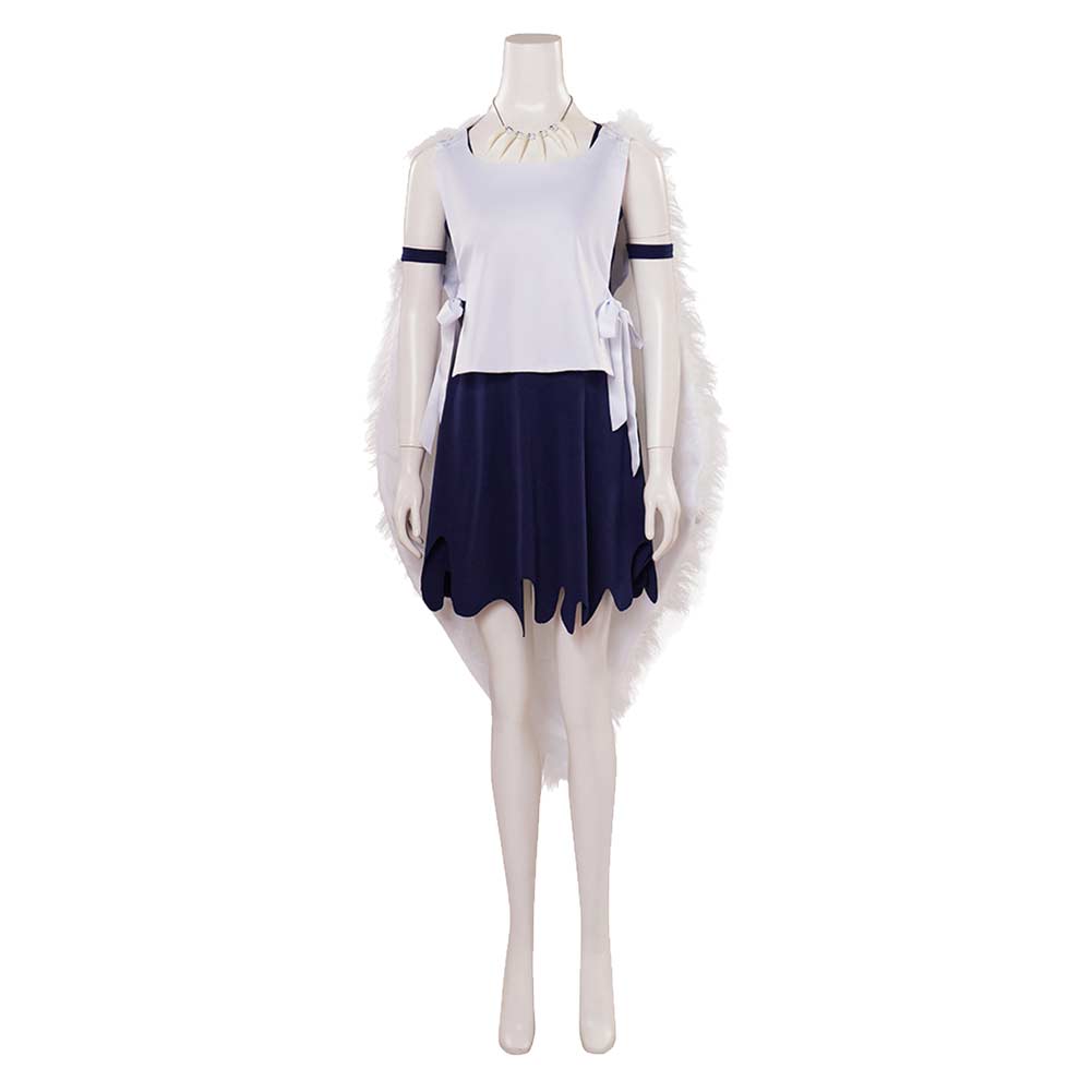 Princess Mononoke San Tenue Blanche Cosplay Costume
