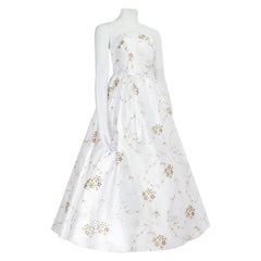 Princesse Malgré Elle Robe Blanche Cosplay Costume