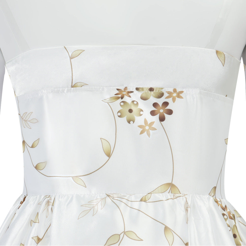 Princesse Malgré Elle Robe Blanche Cosplay Costume