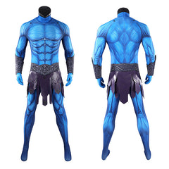 Cosplay Costume Skeleton King Les Maîtres de l'Univers(2026) Film Cosplay Combinaison Bleue Homme Ver.2