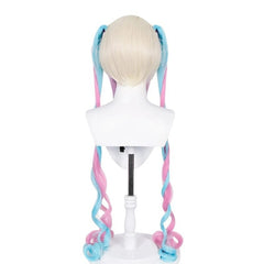 Cosplay Perruque Ame Chan Needy Girl Overdose(2026) Anime Perruque Rose et Bleue Femme