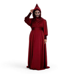 Cosplay Costume Mother Talzin La Guerre des Étoiles The Clone Wars TV Cosplay Robe Rouge Femme