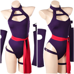 Psylocke Lingerie Violet Cosplay Costume