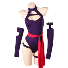 Psylocke Lingerie Violet Cosplay Costume