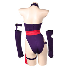 Psylocke Lingerie Violet Cosplay Costume