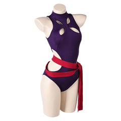 Psylocke Maillot de Bain One Pièce Violet Cosplay Costume Design Original