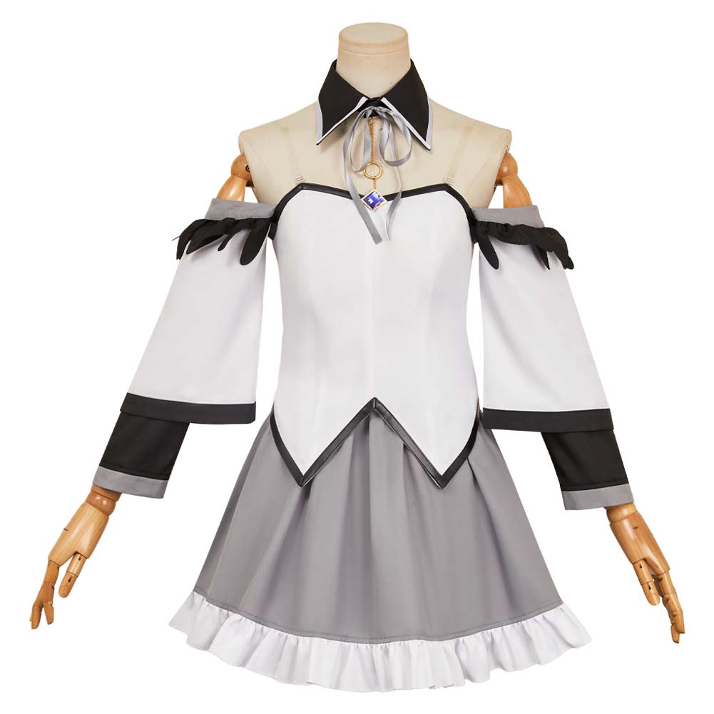 Puella Magi Madoka Magica The Movie(2026) Akemi Homura Tenue Blanche Cosplay Costume