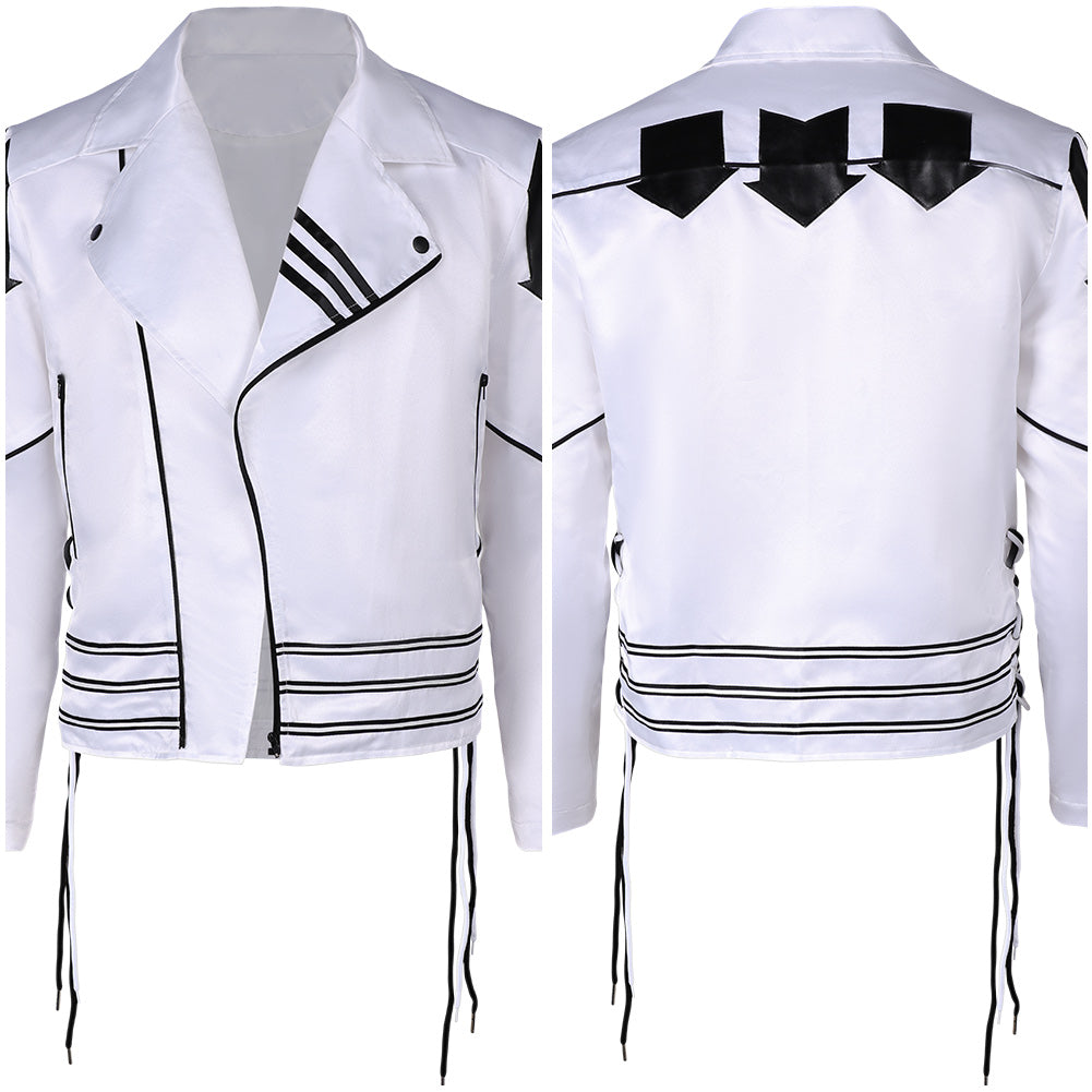 Queen Freddie Mercury Veste Blanche Cosplay Costume
