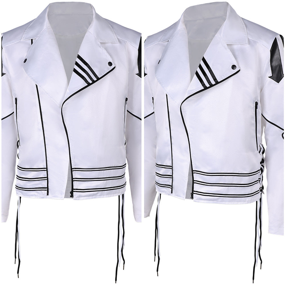 Queen Freddie Mercury Veste Blanche Cosplay Costume