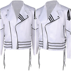 Queen Freddie Mercury Veste Blanche Cosplay Costume