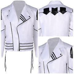 Queen Freddie Mercury Veste Blanche Cosplay Costume