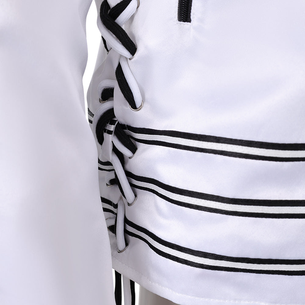 Queen Freddie Mercury Veste Blanche Cosplay Costume