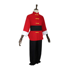 Ranma Nibun-no-Ichi Saotome Ranma Tenue Rouge et Noire Cosplay Costume