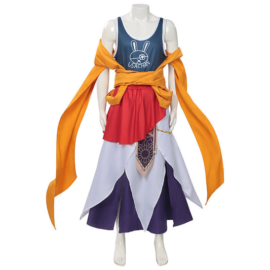 Record of Ragnarok Buddha Tenue Bleue Cosplay Costume