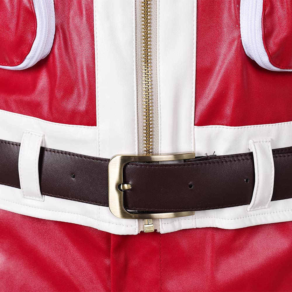 Red One(2024) Nick Santa Claus Père Noël Tenue Rouge Cosplay Costume