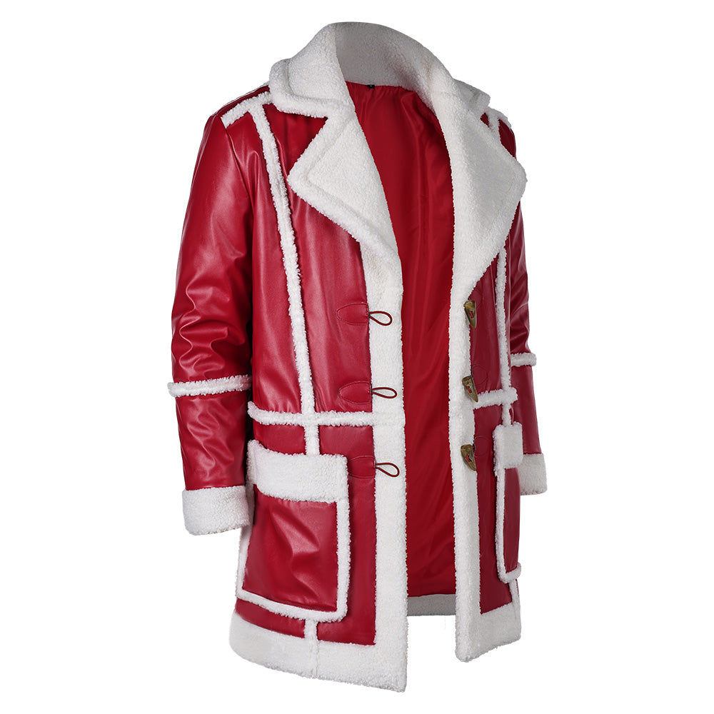 Red One(2024) Nick Santa Claus Père Noël Veste Rouge Cosplay Costume