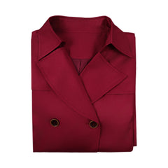 Resident Evil Requiem(2026) Alyssa Ashcroft Trench-coat Manteau Rouge Cosplay Costume