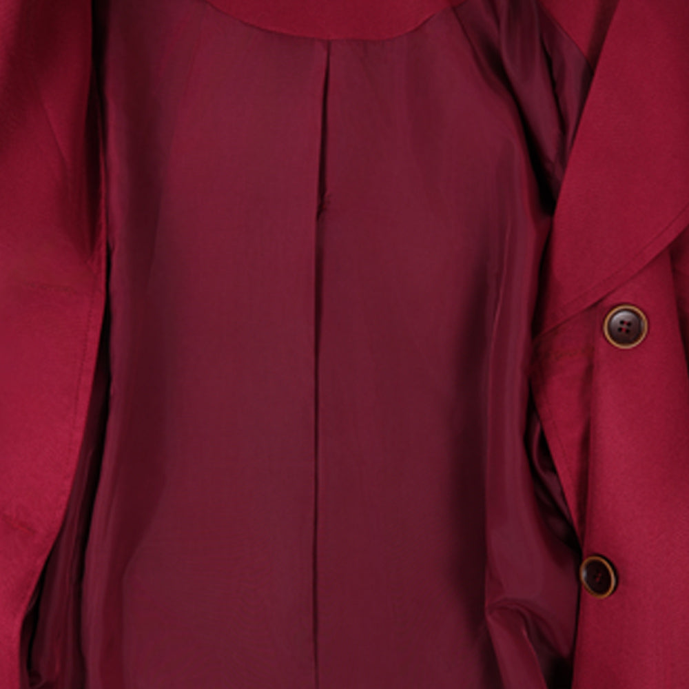 Resident Evil Requiem(2026) Alyssa Ashcroft Trench-coat Manteau Rouge Cosplay Costume