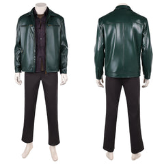 Retour à Silent Hill(2026) James Sunderland Tenue Noire et Verte Cosplay Costume