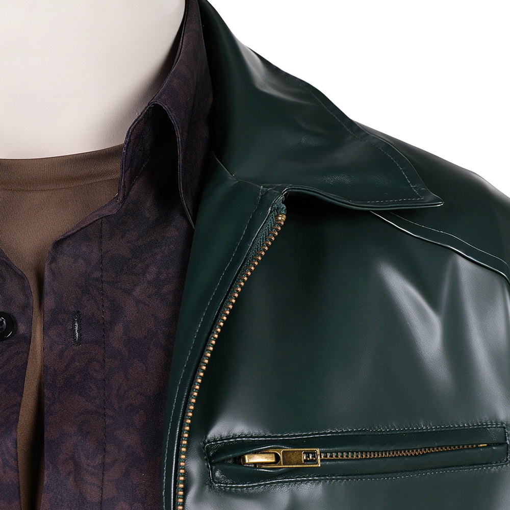 Retour à Silent Hill(2026) James Sunderland Tenue Noire et Verte Cosplay Costume