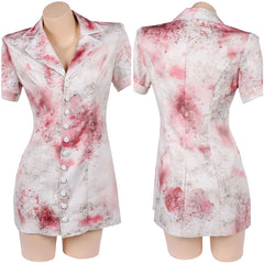 Return to Silent Hill(2026) Infirmière Uniforme Blanc Endommagé Cosplay Costume