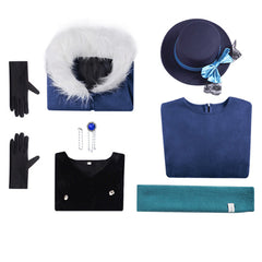 Reverse1999 Vertin Robe Bleue Cosplay Costume