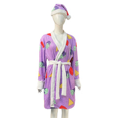 Rumi Pyjama Robe Violette Cosplay Costume