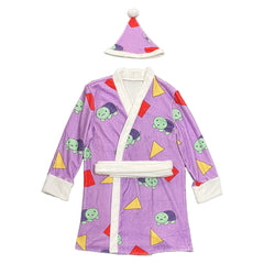Rumi Pyjama Robe Violette Cosplay Costume