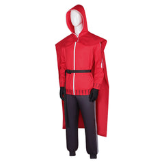SANDA(2025) Le Père Noël Tenue Rouge de Cape Cosplay Costume
