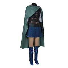 Scarlet et L'Éternité(2025) Princess Scarlet Tenue de Combat Bleue et Verte Cosplay Costume