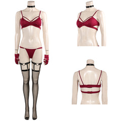 Scarlet Witch Maillot de Bain Bikini Rouge Sexy Cosplay Costume