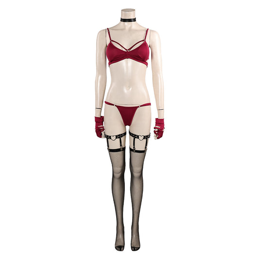 Scarlet Witch Maillot de Bain Bikini Rouge Sexy Cosplay Costume