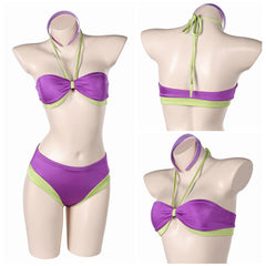 Scooby-Doo Daphne Blake Maillot de Bain Bikini Violet Cosplay Costume