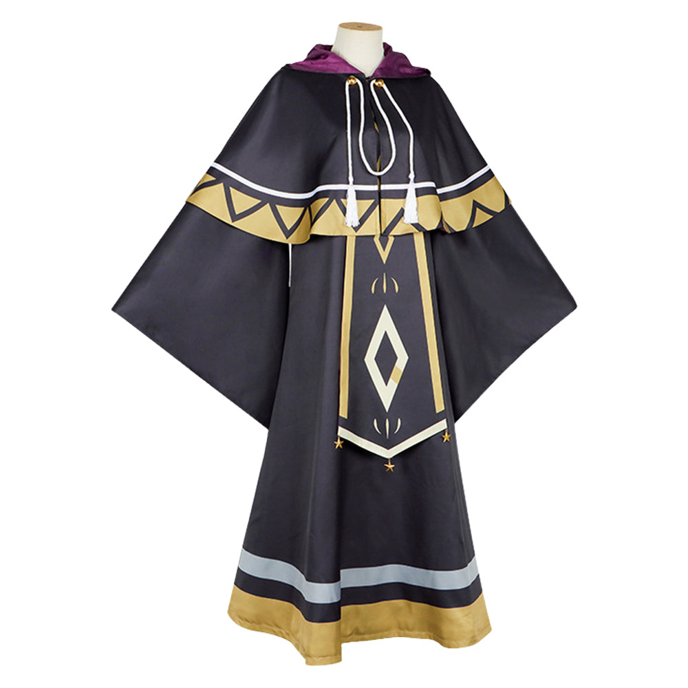 Secrets of The Silent Witch Monica Everett Robe Noire Cosplay Costume