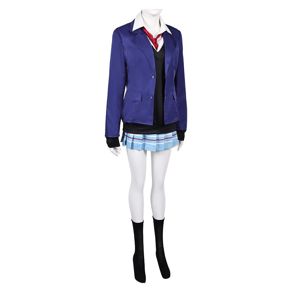 Sexy Cosplay Doll 2(2025) Kitagawa Marin Uniforme Bleu et Noire Cosplay Costume