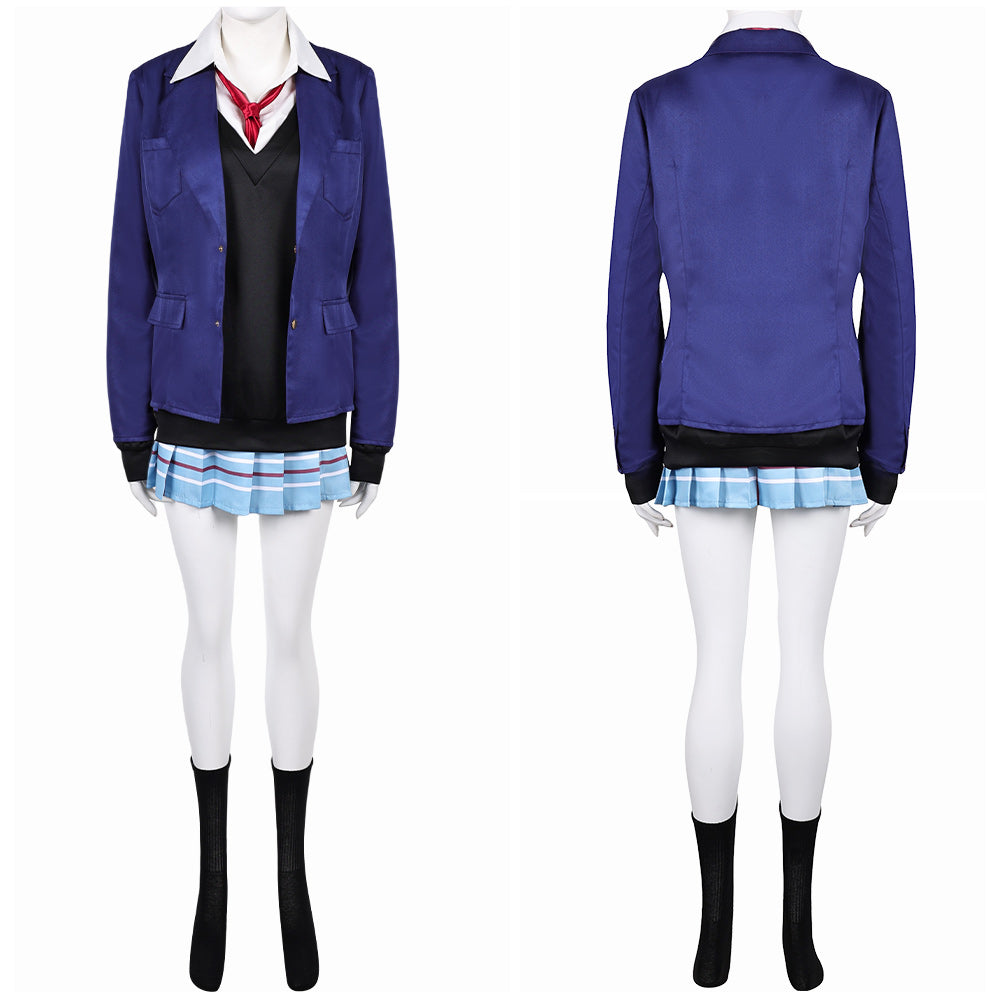 Sexy Cosplay Doll 2(2025) Kitagawa Marin Uniforme Bleu et Noire Cosplay Costume