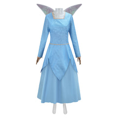 Shrek Marraine la Bonne Fée Robe Bleue Cosplay Costume